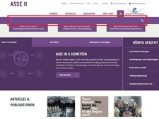 Screenshot: markiert ist das aufgeklappte Suchfeld