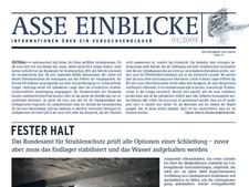 Asse Einblicke 01/2009