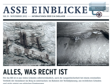 Titelblatt der "Asse Einblicke 19"
