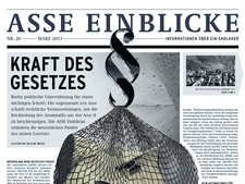 Titelblatt der "Asse Einblicke 20" Titelblatt der "Asse Einblicke 20"