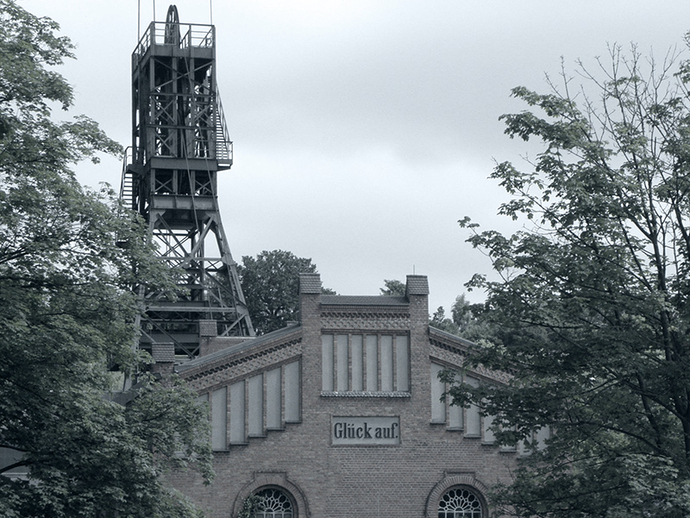 Fördergerüst und Schachthalle Schacht Asse 2