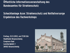 Veranstaltungshinweis: Öffentliche Informationsveranstaltung zu den Ergebnissen des Fachworkshops Strahlenschutz Notfallvorsorge