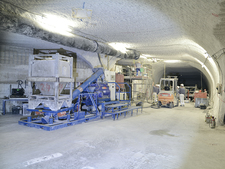 Die neu konzipierte Betonmischanlage verarbeitet schwach belastete Salzlösungen Die neu konzipierte Betonmischanlage verarbeitet schwach belastete Salzlösungen