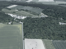 Aerial view of the Asse mine including BfS information centre