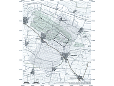 Survey map showing an example of a survey configuration (pre-planning)