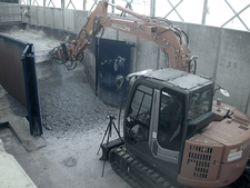 Testing of recovery technology in a test set-up
