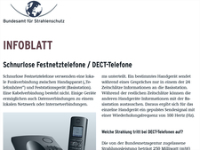 Schnurlose Festnetztelefone / DECT-Telefone
