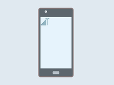 Grafik eines Smartphones