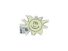 Symbol für UV-Unterrichtsmaterial