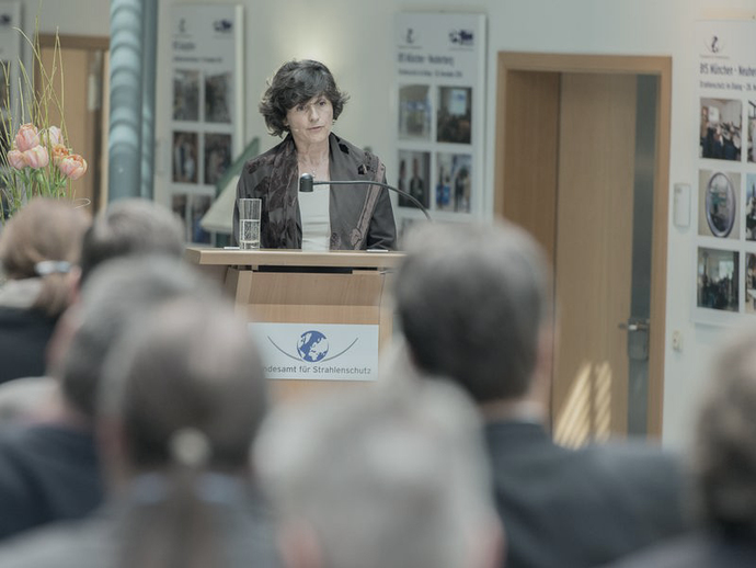 Dr. Inge Paulini bei ihrer Antrittsrede