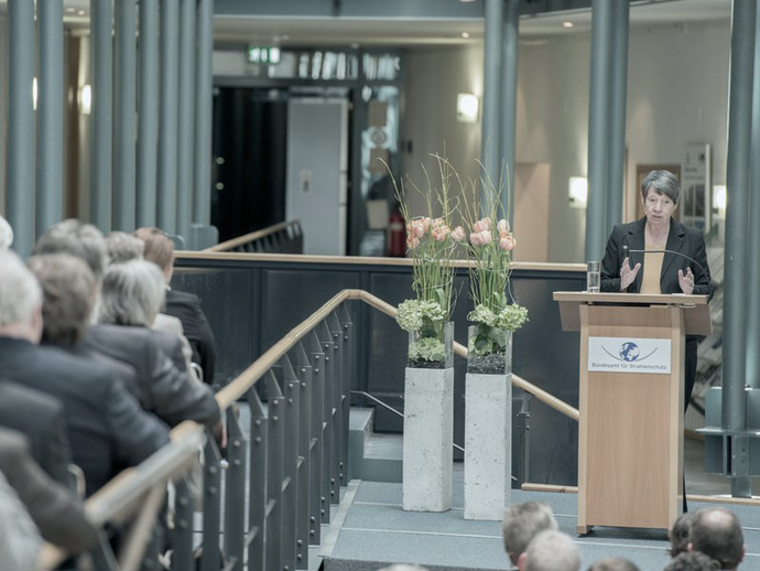 Bundesumweltministerin Dr. Barbara Hendricks bei ihrer Rede