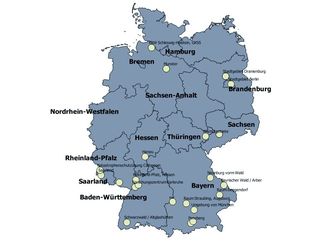 Aerogamma - Übungsgebiete