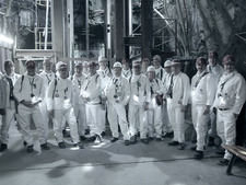 Members of the Repository Commission visiting the Asse mine