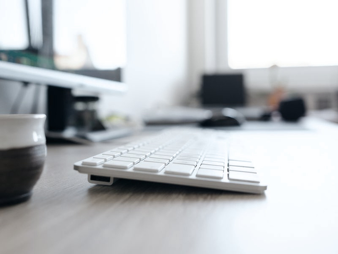 View of an office workplace