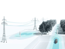 Comparison of the electric and magnetic fields produced by overhead lines and underground cables