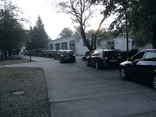Start in Berlin - convoy of cars