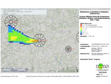 RODOS graphic: Measures sheltering and evacuation