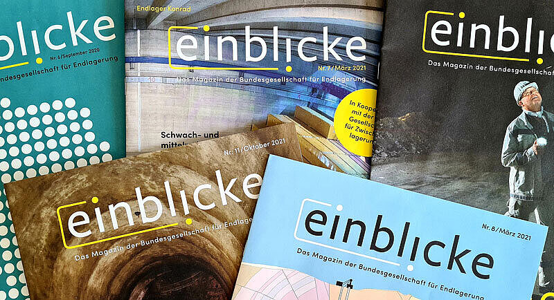 Einblicke-Magazine Verschiedene Ausgaben des Einblicke-Magazins