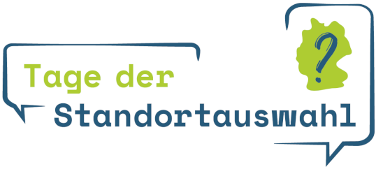 Teaser-Bild mit Aufschrift "Tage der Standortauswahl"
