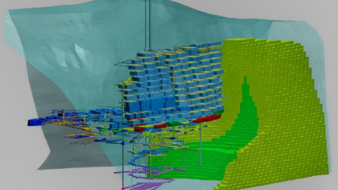 Grafische Darstellung des Abstands zum umliegenden Gebirge. Zur Seite "Das Rückholbergwerk"