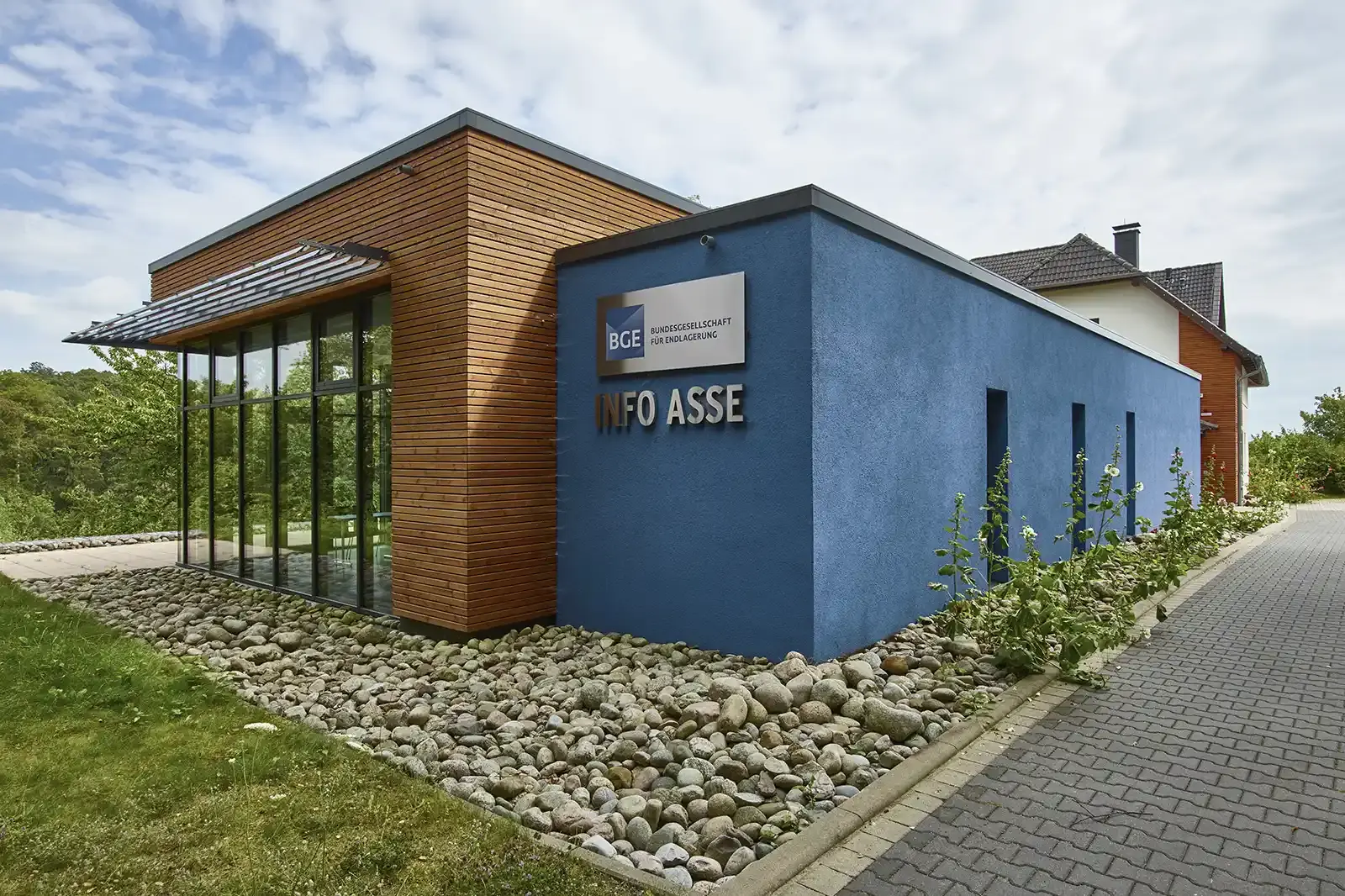 Außenansicht der Infostelle Asse
