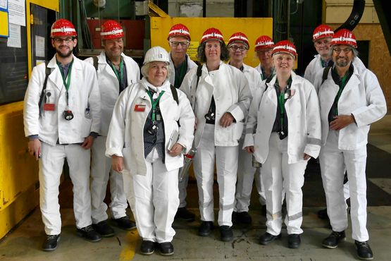 Schleswig-Holsteins Umweltminister Robert-Habeck besuchte im August 2017 mit einer Delegation die Schachtanlage Asse II.