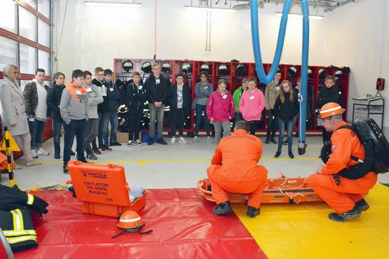 Zukunftstag 2018 bei der Grubenwehr Zukunftstag 2018 bei der Grubenwehr