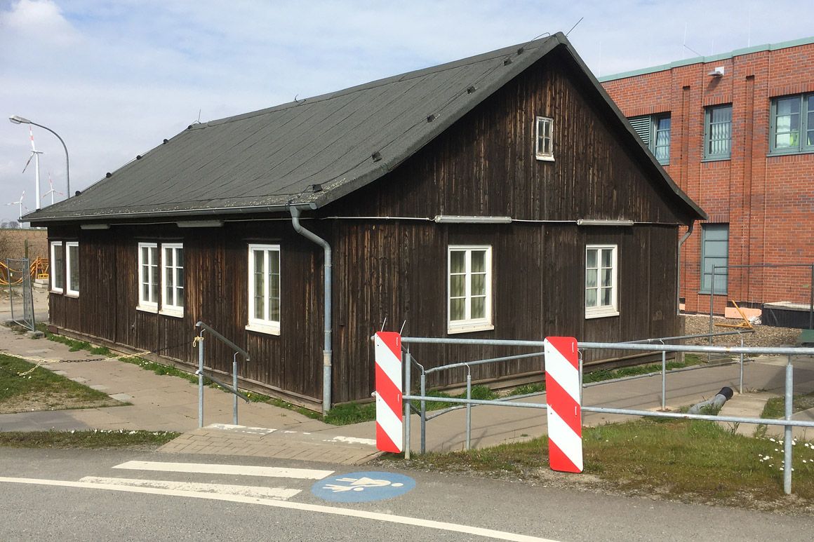 Schachtanlage Konrad 1 – altes Wachgebäude Altes Holzgebäude auf der Schachtanlage Konrad 1