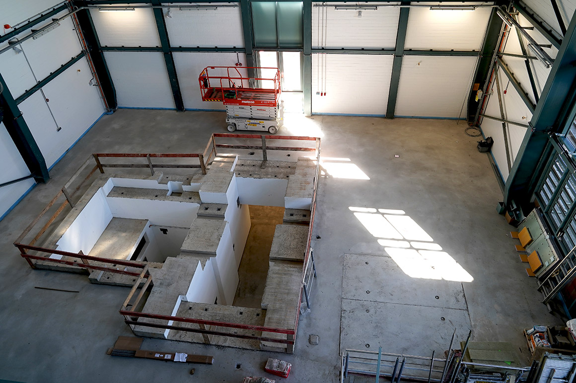 Schachtanlage Konrad 1 – Maschinengebäude Nord innen Blick in eine neue Maschinenhalle auf der Schachtanlage Konrad 1