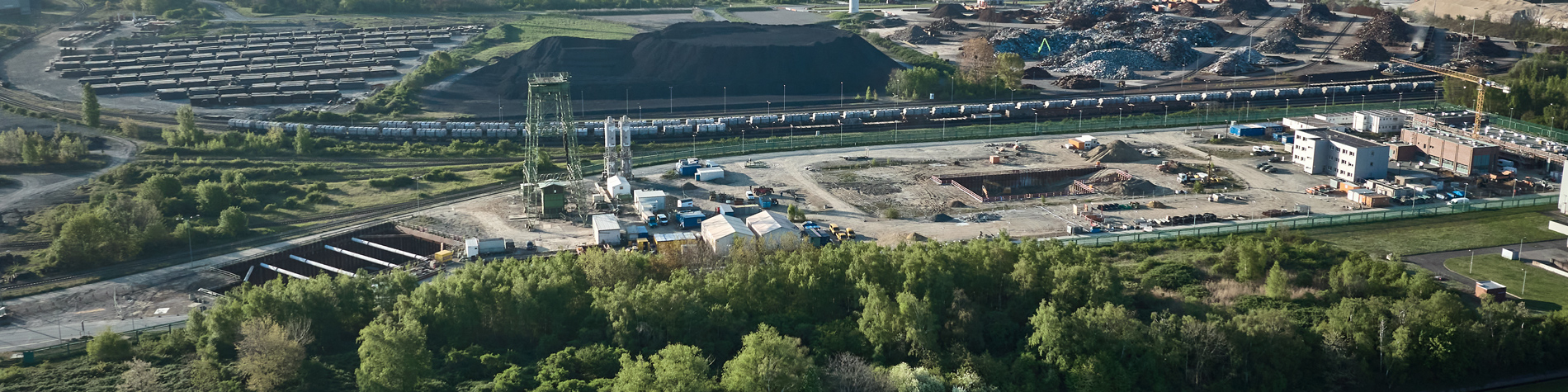 Aerial view of the Konrad II mine