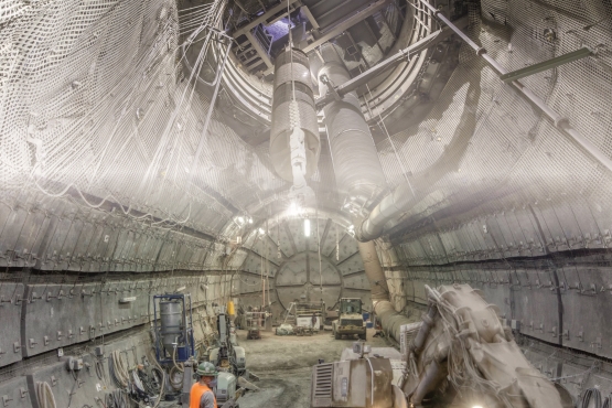 Strecke im Bergwerk Konrad