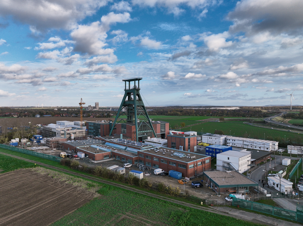 Areal view of the Konrad Site